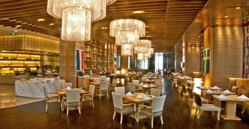 מסעדה או מקום אחר לאכול בו ב-Best Western Premier Hotel Hefei