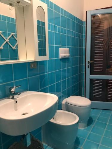 Kylpyhuone majoituspaikassa Villino Le Luccine