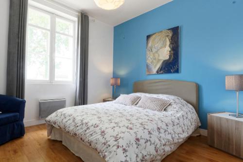 Postel nebo postele na pokoji v ubytování Bastide de Siran