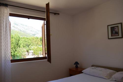 Postel nebo postele na pokoji v ubytování Orebic Garden House