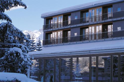 Hotel Laudinella v zimě