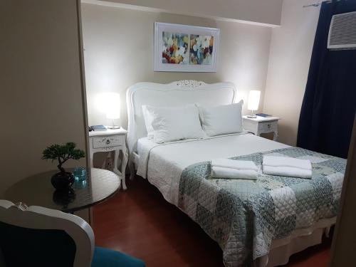 Ένα ή περισσότερα κρεβάτια σε δωμάτιο στο Hostal Pehuenche