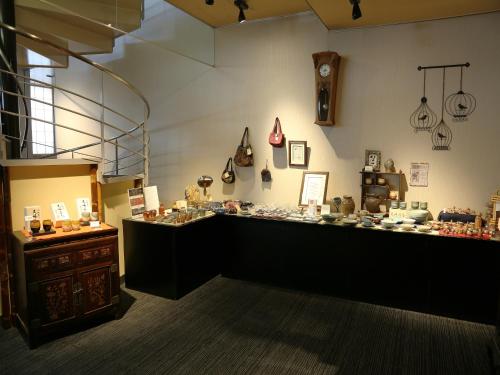 a store with a counter with a lot of items at Hotel Sunvalley Nasu in Nasu