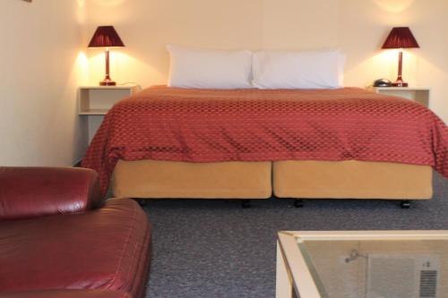 Ένα ή περισσότερα κρεβάτια σε δωμάτιο στο Motel Mount Gambier
