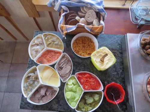 Jídlo v prázdninového areálu nebo okolí