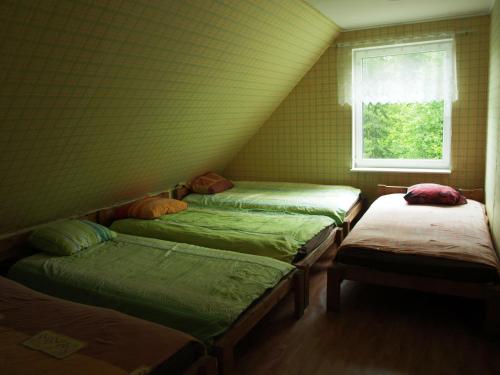 Postelja oz. postelje v sobi nastanitve Holiday House Aivari