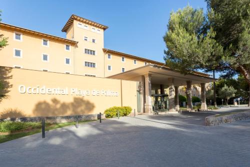 a building with the words operational paradise on it at Occidental Playa de Palma in Playa de Palma
