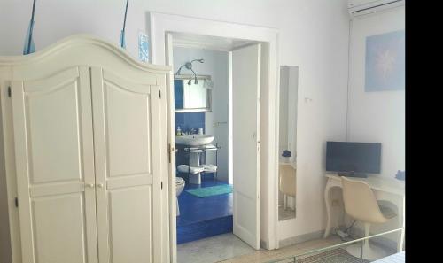 Koupelna v ubytování B&B Platamon