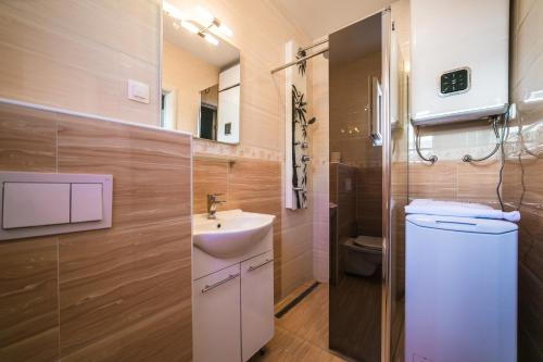 Koupelna v ubytování Villa TINA