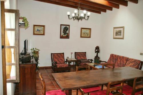 Posezení v ubytování Casa Rural los Ajaches
