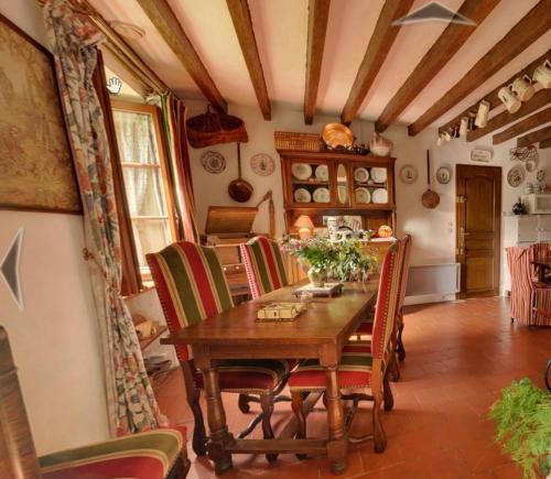 Posezení v ubytování Gîte de La Galaisière