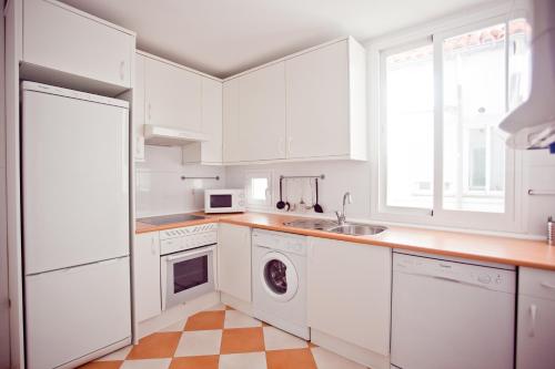Dapur atau dapur kecil di Apartment in the Centre