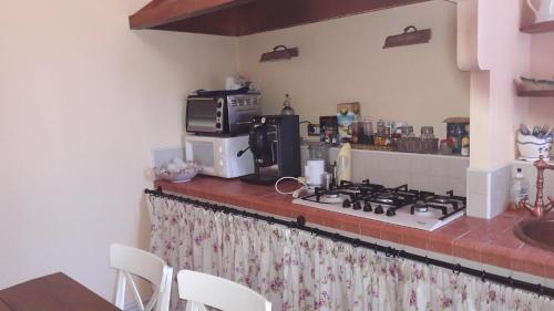 Kuchyň nebo kuchyňský kout v ubytování B&B Casa Laviano