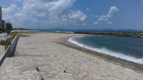 ゲストハウスの近くで見られる自然の景観