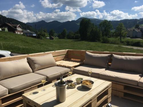 Nespecifikovaný výhled na hory nebo výhled na hory při pohledu z bed and breakfast