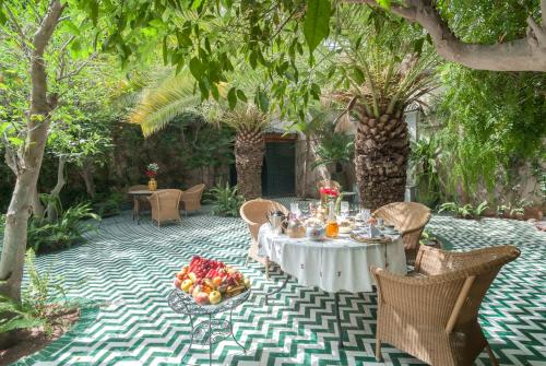 Jardin de l'établissement Riad & Spa Laurence Olivier