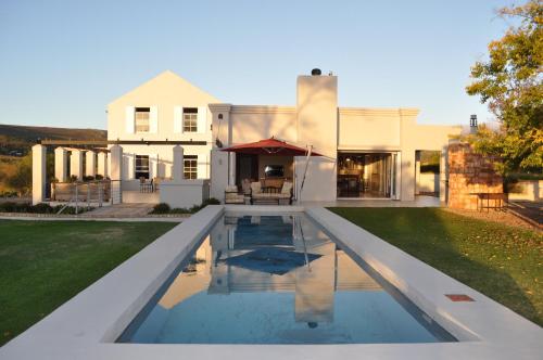 a swimming pool in the backyard of a house at South Hill in Elgin