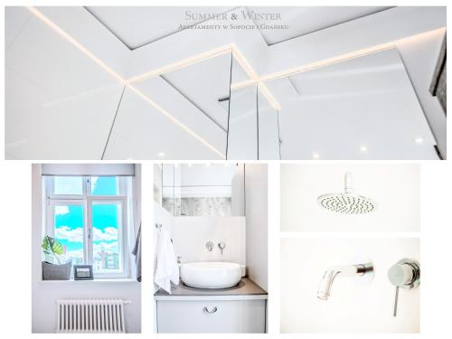 Kúpeľňa v ubytovaní Family Luxury Wonder Heaven Apartment, 50m to M Cassino, first with 3 badrooms&studio, second with 2 badrooms&studio, parking w cenie