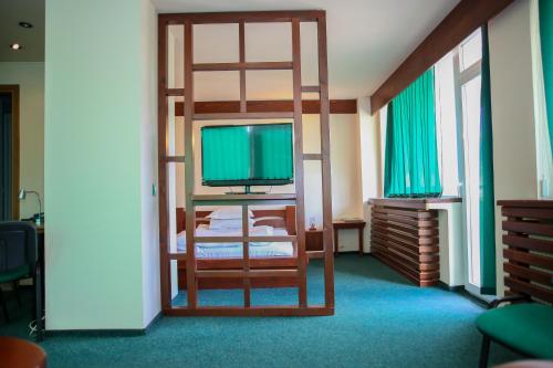 TV a/nebo společenská místnost v ubytování Hotel Silva