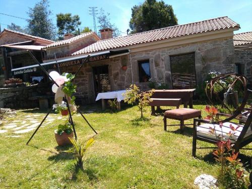 Κήπος έξω από το A Lonquexa do Gañán
