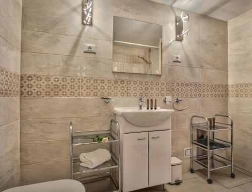 Ванная комната в Apartment Pod velbi