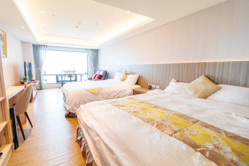 Postel nebo postele na pokoji v ubytování Luxury House