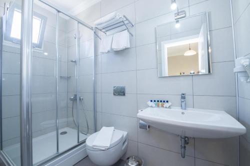 Ένα μπάνιο στο Datca Beyaz Ev Hotel