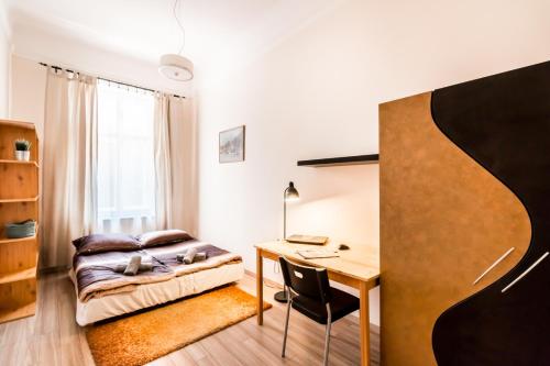 Posteľ alebo postele v izbe v ubytovaní BpR D8 Premier Apartment