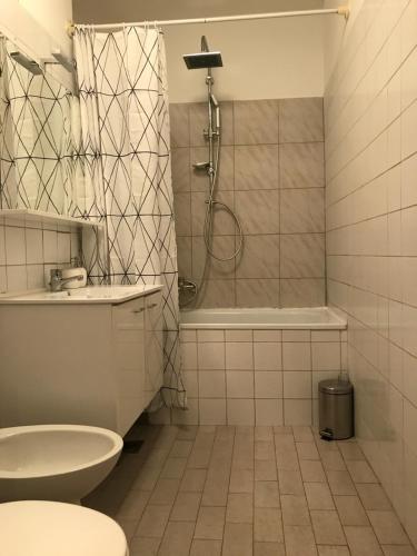 Koupelna v ubytování Apartment Davor