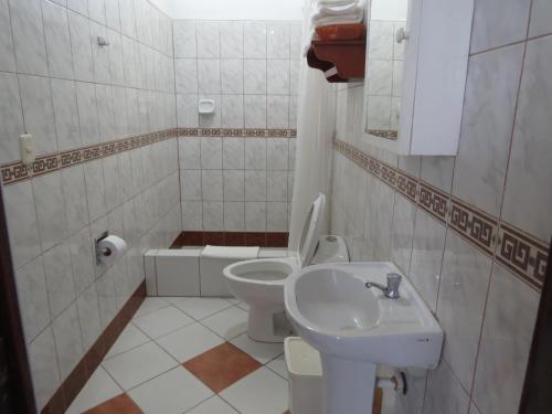 Kúpeľňa v ubytovaní La Choza Bungalows