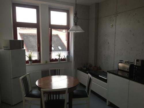 Dapur atau dapur kecil di Apartment Naumann