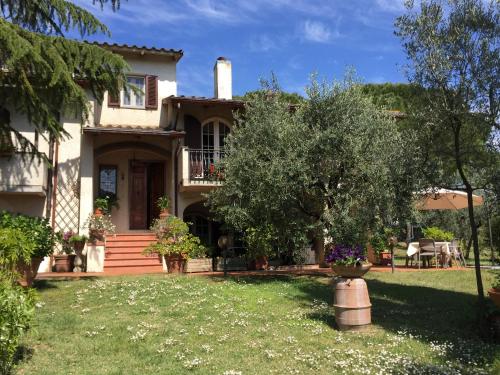 a house with a tree in the yard at Da Piero e Paola in Arezzo