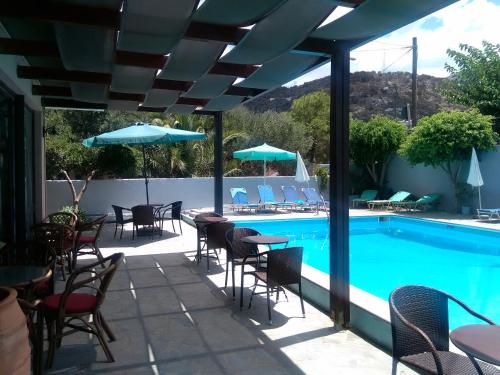 Bazén v ubytování Elvira Hotel nebo v jeho okolí