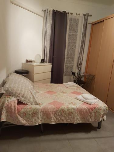 Cama o camas de una habitación en Chambre Patou