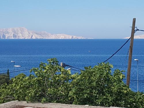 a view of a large body of water at Guest House Sombrero in Senj