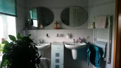 Kúpeľňa v ubytovaní Strasse des Friedens