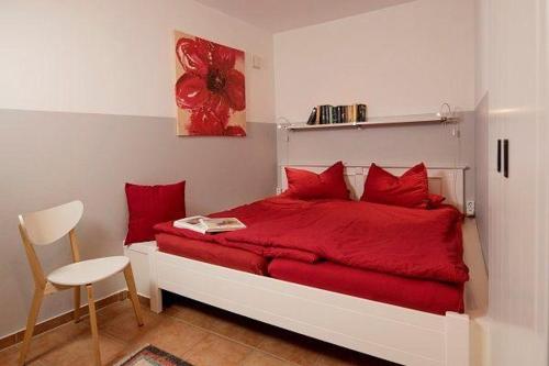 Voodi või voodid majutusasutuse Lisas-Wohnung toas