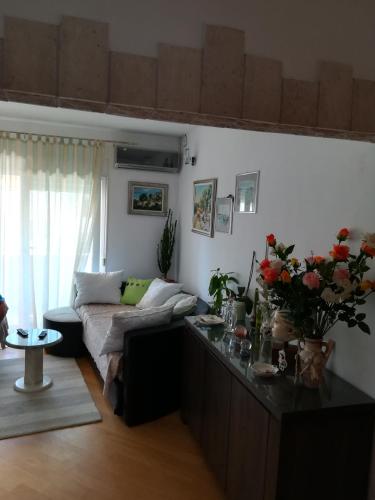 Ruang duduk di Apartment Visoka