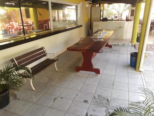 Restaurace v ubytování Pousada Aquarius