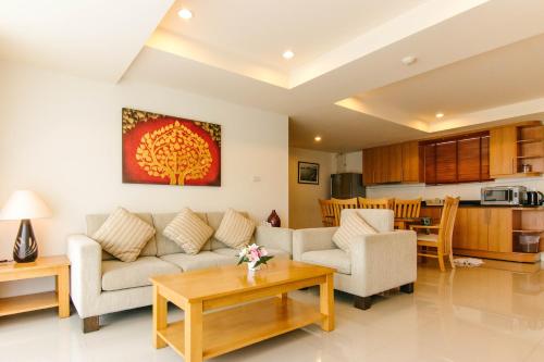 Kuchyň nebo kuchyňský kout v ubytování SeaRidge Hua Hin Resort & Poolvilla
