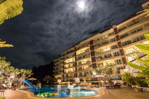 Bazén v ubytování SeaRidge Hua Hin Resort & Poolvilla nebo v jeho okolí