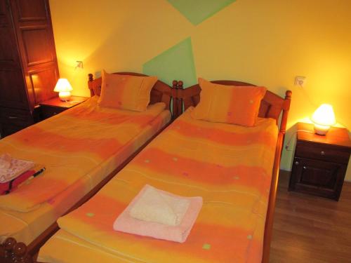 Katil atau katil-katil dalam bilik di Pri Orehite Guesthouse