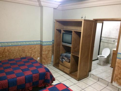 Koupelna v ubytování Hotel Senorial