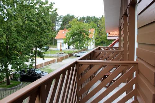 Balkón nebo terasa v ubytování Preilos Vėtra 1