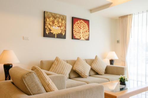 Posezení v ubytování SeaRidge Hua Hin Resort & Poolvilla