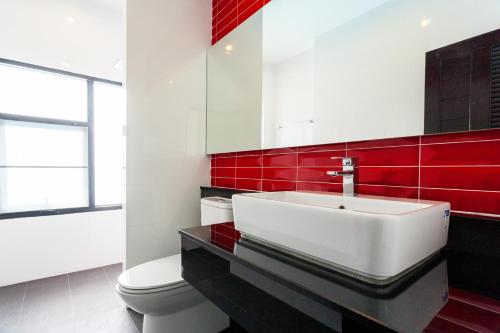Koupelna v ubytování Nitchanan Villa