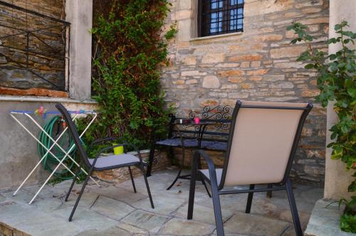 Patio nebo venkovní prostory v ubytování Villa Kotronia