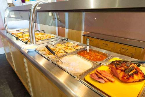 Food at or somewhere near the hotel 