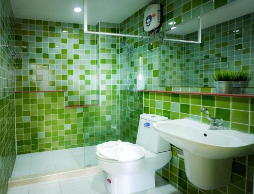 Koupelna v ubytování Ingnaam Hotel