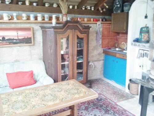 Una cocina o cocineta en Penzion Hugo